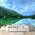 thumbnail image 2 of IDEA4WALL 6pcs Natural Landscape Peel and Stick Wallpaper Removable Wall Murals Large Wall Stickers for Home Decoration, 100"x24", 2 of 5