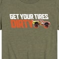 thumbnail image 3 of Disney's Cars - Get Your Tires Dirty - Boy's Toddler And Youth Short Sleeve Graphic T-Shirt, 3 of 5