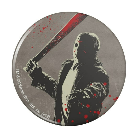 Friday the 13th Jason Character Pinback Button Pin