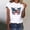 White, variant on SOOMLON Usa Flag Womens Workout Tops Butterfly Red White and Blue Shirts Crew Neck Fourth of July Tops Short Sleeve Loose T-Shirt Funny Tee Blouse Resort Wear