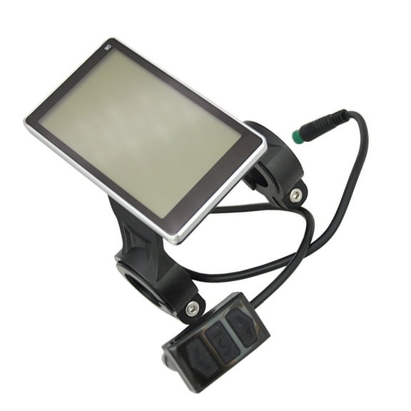 Electric Scooter LCD Display Meter Bike Speedometer Electric Scooter Display Screen Control Panel Waterproof Connector