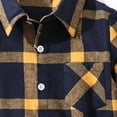 thumbnail image 3 of LEEYNEER Kids Little Boys Girls Baby Red Plaid Flannel Shirt Jacket Long Sleeve Button Down Flannel Shirt Plaid Tops Girl Boy Clothes, 3 of 4
