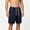 Navy, variant on IROINNID Men's Relaxed Fit Drawstring Athletic Shorts with Elastic Waist Side Pockets Lightweight Breathable Fabric for Summer Gym Running and Sports
