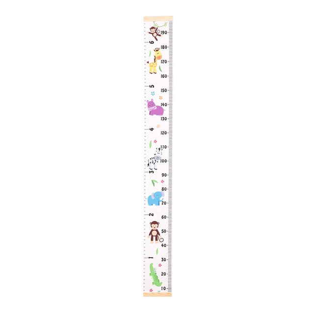 Tabla de crecimiento del bebé que entrega la regla Decoración de la pared para niños Calcomanías extraíbles de la medida de la altura de la lona Advancent JJ23916-06