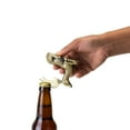 thumbnail image 3 of Twine Gilded Deer Novelty Bottle Opener Beer Opener, Beer Accessories, Gold, 3 of 4