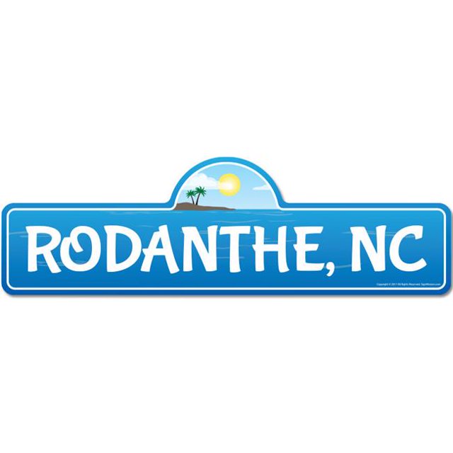 SignMission P-824 Rodanthe Nc Rodanthe&44; Nc Signe de Rue Nord Carolina Plage