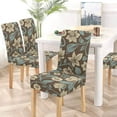thumbnail image 5 of ZHANZZK Old Flower Style Stretch Chair Cover Protector Seat Slipcover for Dining Room Hotel Wedding Party Set of 4, 5 of 6