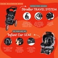 thumbnail image 3 of Sistema de viaje Baby Trend Expedition® Jogger con asiento infantil para automóvil EZ Flex-Loc®, Millenium White, 3 of 5