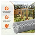 thumbnail image 2 of Hardware Cloth 1/2 inch, 24in x 50 ft, 19 Gauge Galvanized Wire Mesh - Chicken Wire for Garden, Rabbit Fencing, 2 of 7