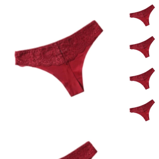 Qarigey Bragas de tiro bajo, tanga, ropa interior para mujer, Tanga, diseño de encaje, accesorio para citas, ropa de dormir transpirable para Type2 NO2
