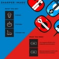 thumbnail image 6 of Sharper Image® Toy RC Remote Control Ejecting Bumper Rivals with Includes Wireless Remote Control and Sound Effects, 6-pieces, Red and Blue, Age 8+, 6 of 11