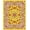 Yellow, Pattern 10, variant on ODIKA 4'x6' Machine Washable Non-Slip Area Rug, Cabana Floral Medallion Vintage Botanical Garden High Traffic Rug, Pink, 663158