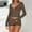 Brown Womens Clothes, variant on kttectoa Outfits for Women Comfy Elastic Base Casual Outfits Womens Fashion Fall Outfits Solid Long Sleeve V-Neck Pullover Tops and Shorts Sets Two Piece Sets for Women