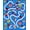 Blue, Pattern 3, variant on ODIKA 2'x3' Machine Washable Non-Slip Area Rug, Happy Hive Storytime Pathway Showcasing Buzzing Bees and Leafy Trails High Traffic Rug, Blue, 720228