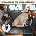 thumbnail image 6 of Dog Car Seat Cover for Back Seat, Hard Bottom Back Seat Extender for Dogs - Supports 400lbs, Back Seat Pet Cover, Dog Hammock for Car SUV and Trucks, 6 of 7