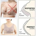 thumbnail image 7 of Bigersell Womens Bras New Ladies Seamless Comfortable No Underwire Breathable Gathering Bra Woman Underwear Full-Figure Bra Style F-167 Khaki 3XL, 7 of 7