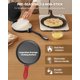 thumbnail image 5 of Prensa para tortillas VEVOR de hierro fundido de 20 cm con mango y 100 pergaminos, 5 of 9