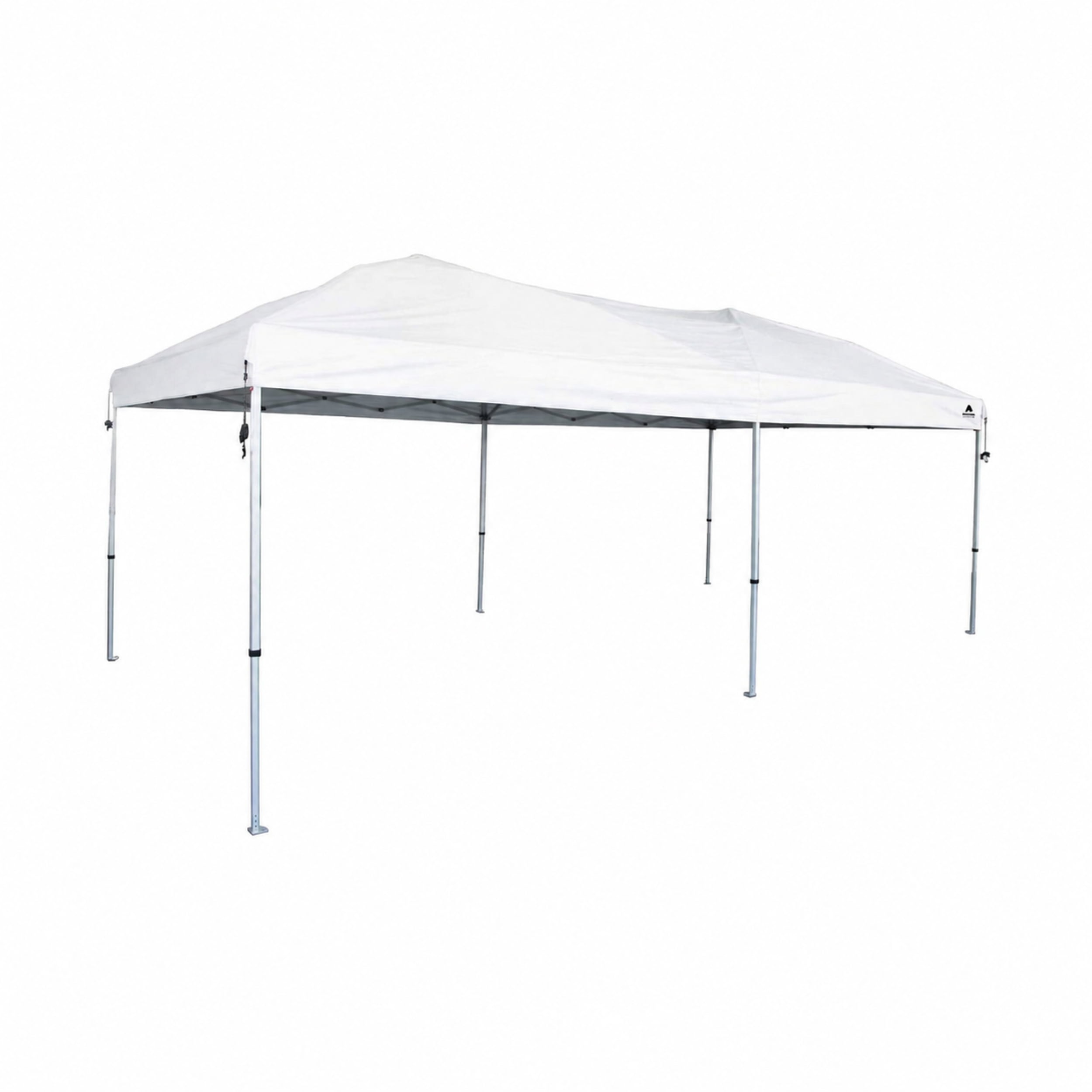 Ozark Trail 20' x 10' White Pop-up Outdoor Canopy with Wheeled Bag