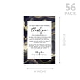 thumbnail image 5 of Koyal Wholesale Marble Agate Wedding Thank You Place Setting Cards for Table Reception, Dinner Plates, 56-Pack, 5 of 5