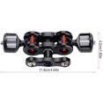 thumbnail image 5 of Articulating Magic Arm with Double Ballheads,180° Rotatable Dual Ball Head Camera Monitor Hot Shoe Mount Bracket, 5 of 5