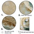 thumbnail image 3 of Designart "Serene Beige Pottery Spirals III" Abstract Spirals Floater Framed Canvas Prints, 3 of 5