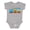 AC-Heather Grey, variant on Inktastic I Am the Cutest Big Brother - Train Boys Baby Bodysuit