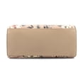 thumbnail image 4 of LIKE DREAMS Vegan Leather Floral Print Rosalie Bow Top Handle Satchel Bag, Beige, 4 of 6