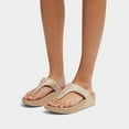 thumbnail image 7 of FitFlop Women's Lulu Crystal Embellished Toe Post Wedge Sole Thong Sandal, 7 of 7