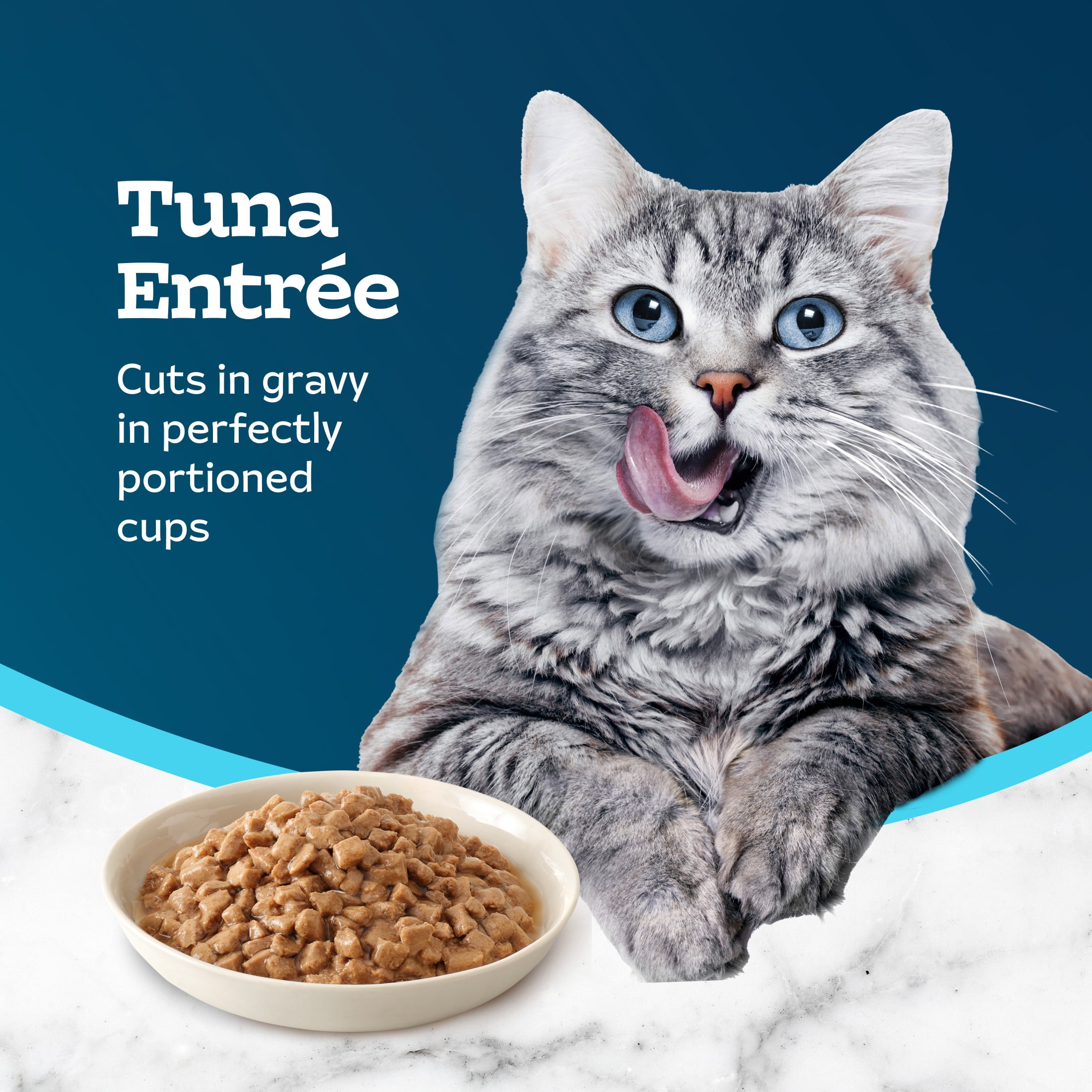 Blue Buffalo Tastefuls Savory Singles Wet Cat Food Paté, 2.6-oz. Twin Pack, Tuna