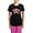 With Pink Pant, variant on CafePress - Funny Pink Skull Women's Dark Pajamas - Women's Short Sleeve Print T-Shirt and Pants Dark Cotton Pajama Set