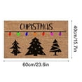 thumbnail image 7 of Loyerfyivos Christmas Door Mat, 24'' x 16'' Coir Merry Christmas Welcome Mat Christmas Trees Doormat, Non Slip Washable Christmas Door Mats Outside Indoor for Home Front Porch Bath Kitchen Decor, 7 of 7