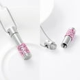 thumbnail image 5 of 3 Pack Cremation Urn Necklace for Ashes Ashes Necklace Cross Infinite Cylinder Cremation Jewelry Memorial Urn Pendant Crystal Stainless Steel Memorial Pendant Gift, 5 of 7
