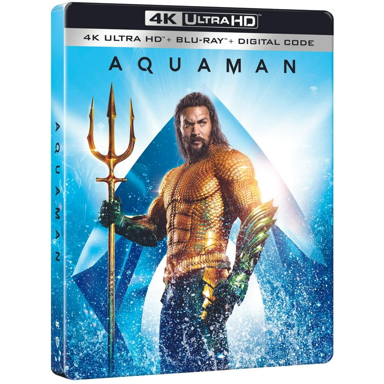 vendita DVD, Blu-Ray, 4K e UHD: Aquaman e il regno perduto -  SteelBook 3 (4K Ultra HD + Blu-Ray Disc - SteelBook)