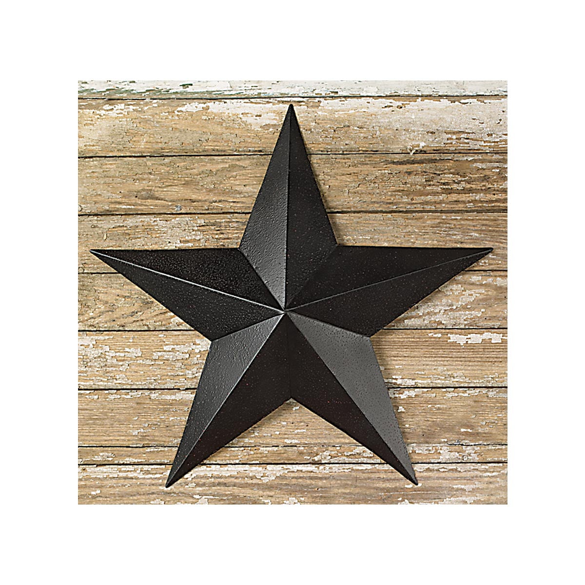 The Country House Collection 12 Inch Black Barn Star