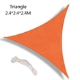 thumbnail image 3 of Malla Impermeable de Tela Oxford de Poliéster Vela de Parasol Incluye Cuerdas de Sujeción Triángulo Equilátero ANGGREK  Otros, 3 of 8