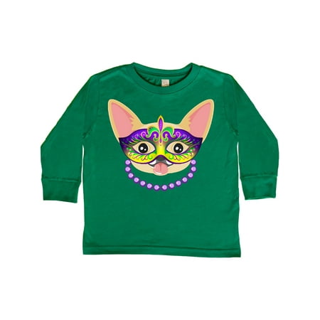 

Inktastic Mardi Gras Party Chihuahua Dog Gift Toddler Toddler Girl Long Sleeve T-Shirt