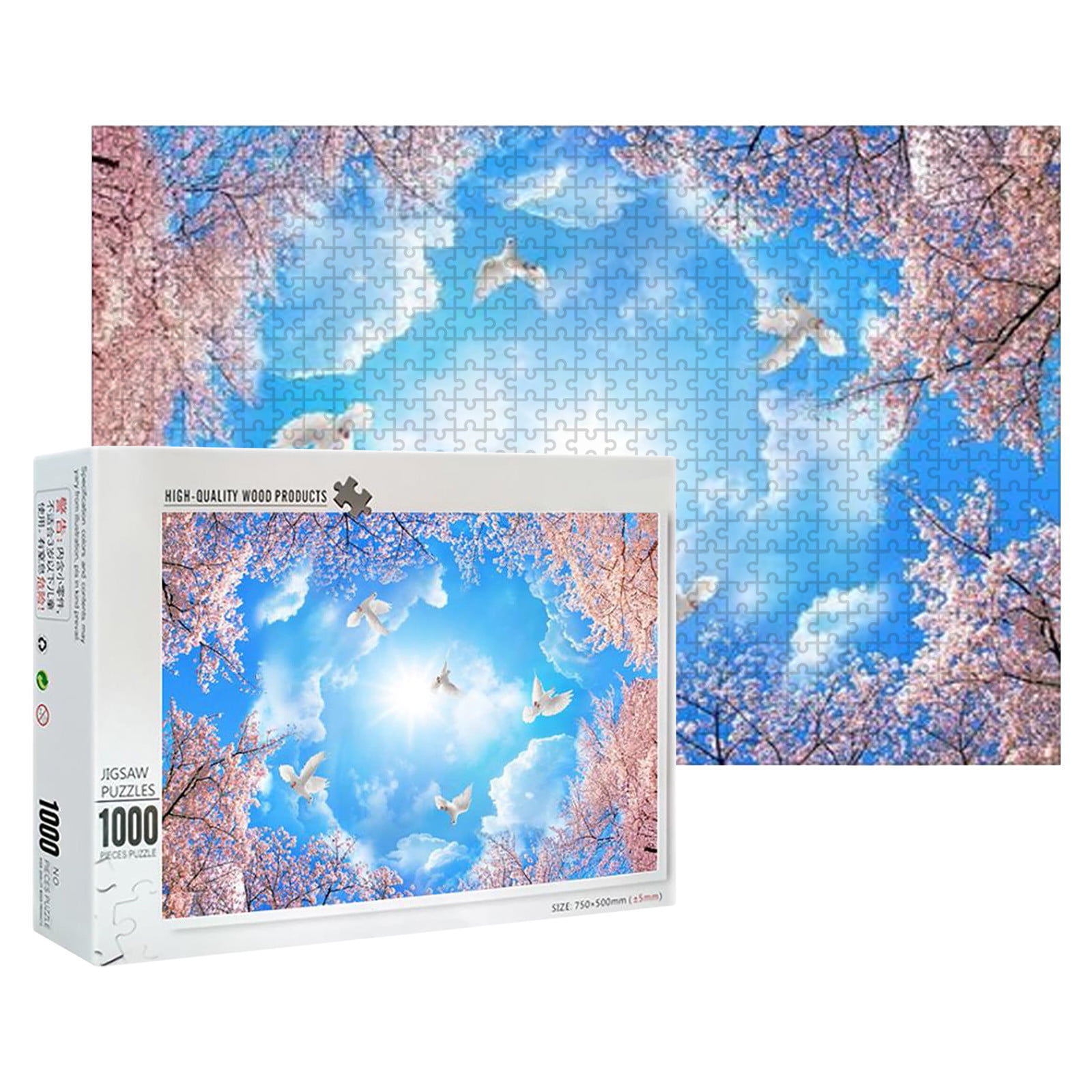 4000 Pieces of Adult Jigsaw Puzzle Bird Game Indoor Educational Activities Entertaining Puzzle Games for Adults and Children