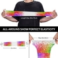 thumbnail image 2 of Sun Protection Arm Sleeves for Men Women, Rainbow Glitter Frame Sleeves to Cover Arms with Thumb Hole Cooling Sleeve, 2 of 6