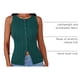 thumbnail image 4 of Remera PRETTYGARDEN sin mangas acanalada con botones color malaquita talla L, 4 of 9