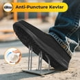 thumbnail image 3 of Fidabo Slip On Steel Toe Shoes Men Puncture Proof Indestructible Steel Toe Work Shoes Lounging Walking Sneakers Steel Toe Loafers, 3 of 6