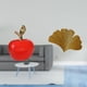thumbnail image 2 of Escultura de fruta de cerámica y hojas de ginkgo, adorno decorativo de pared para sala de estar, cafetería, oficina, hotel, comedor, sala de estudio,, 2 of 8