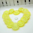 thumbnail image 5 of Simulation Lemon Slices Plastic Fake Artificial Fruit Mini Small Lifelike Model Party Kitchen Wedding Decoration Slices Lights Decorative Fake Fruit (Yellow Lemon Slice, 10 Pieces), 5 of 5