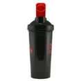 thumbnail image 4 of 5% Nutrition Rich Piana Gym Protein Shaker Bottle | Fits Most Cup Holders | Leak-Proof | Measurement Line | BPA-Free Plastic | Internal Mixer 20oz | Black Red, 4 of 6