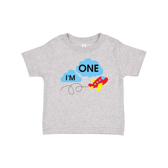 Inktastic I'm One Airplane 1st Birthday Boys or Girls Baby T-Shirt