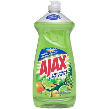 Ajax Dish Liquid, Tropical Lime Twist 28 oz (Pack of 2)