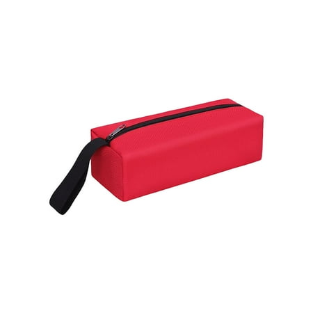 

GeweYeeli Tool Bag Small Drill Bit Waterproof Zipper Closure Multifunction Toolbox Organizer with Rope Electrician Carpenter S/Red