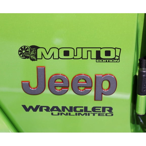 Collectible Decals Mojito Edition Vinyl Decal (Pair) Fender Decals For Wrangler/Gladiator JL/JT
