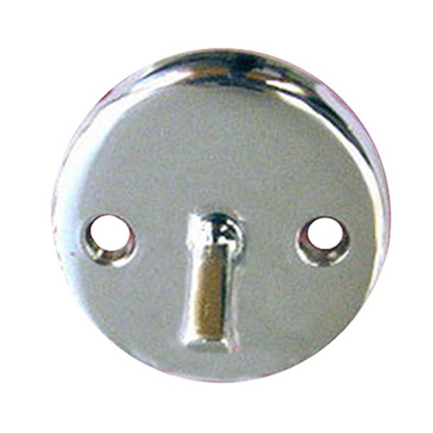 5PK Chrome Plated Bathtub Drain Overflow Face Plate With Trip Lever