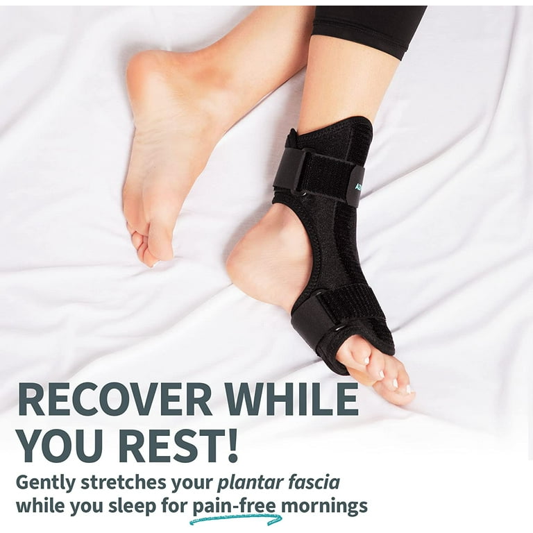 Buy Plantar Fasciitis Night Splint Drop Foot Orthotic Brace,Improved Dorsal Night  Splint for Effective Relief from Plantar Fasciitis, Achilles Tendonitis,  Heel and Ankle Pain with Hard Spiky Massage Ball Online at Low