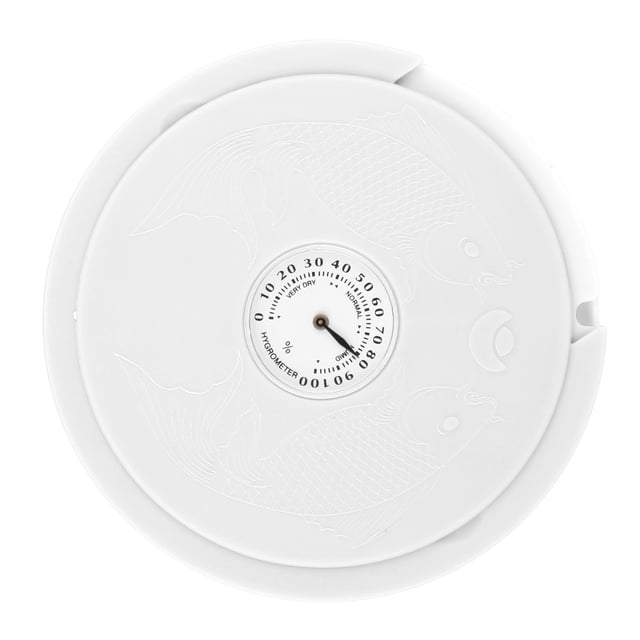 Guitar Humidifier Anti Drying Acoustic Guitar Sound Hole Humidifier with Hygrometer White